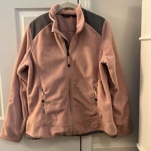 Eddie Bauer fleece zippered jacket. Great preowned condition. Very warm